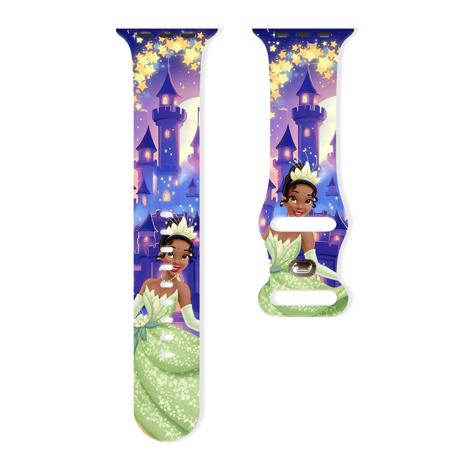 

Disney Princess for Apple for Apple Watch 11 10 9 8 7 Silicone Band Replacable Bracelet for iWatch 46mm 42mm 41mm 40mm Watchband