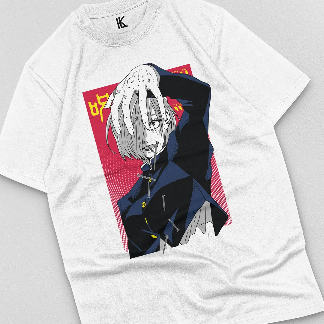 Nobara Anime Jujutsu Kaisen  Kugisaki T-shirt Japanese Manga Gift Tee Cotton