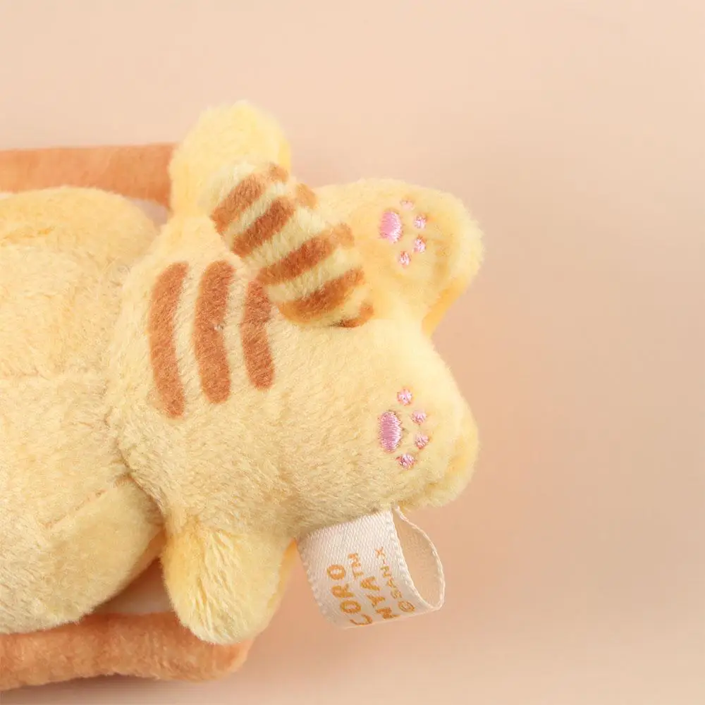 لطيف كيرينغ الكرتون أنيمي حقيبة ديكور سلاسل المفاتيح القط بلوشي القط نخب لينة محشوة اللعب الخبز القط معلقة #4