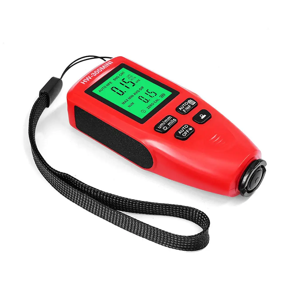 

Digital Coating Thickness Gauge Paint Depth Meter for Automobiles Steel Aluminum Copper Surfaces Enamel Chrome Anodized Coatings