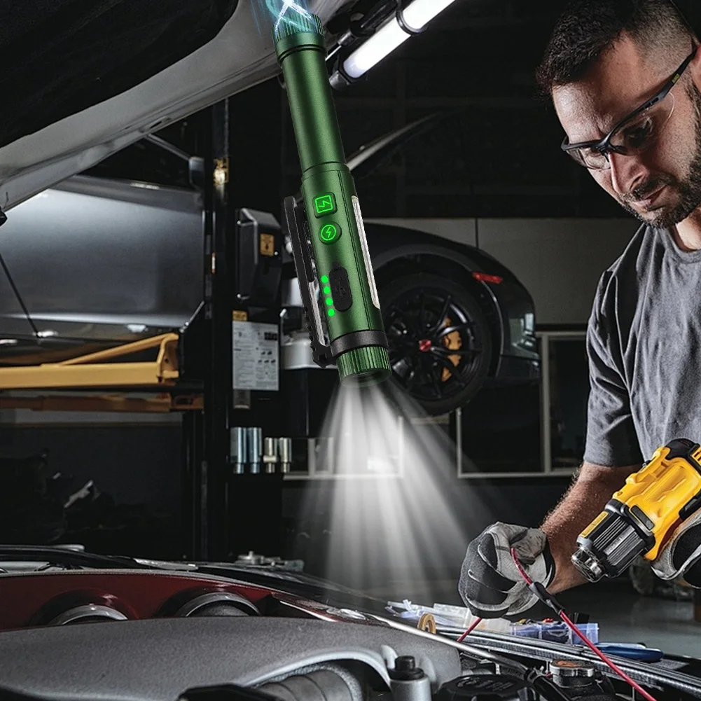 XPG + COB LED مصباح يدوي صغير للتمريض USB شحن القلم الطبي مصباح التلميذ 500LM جيب Penlight الشعلة لتشخيص ممرضة الطبيب