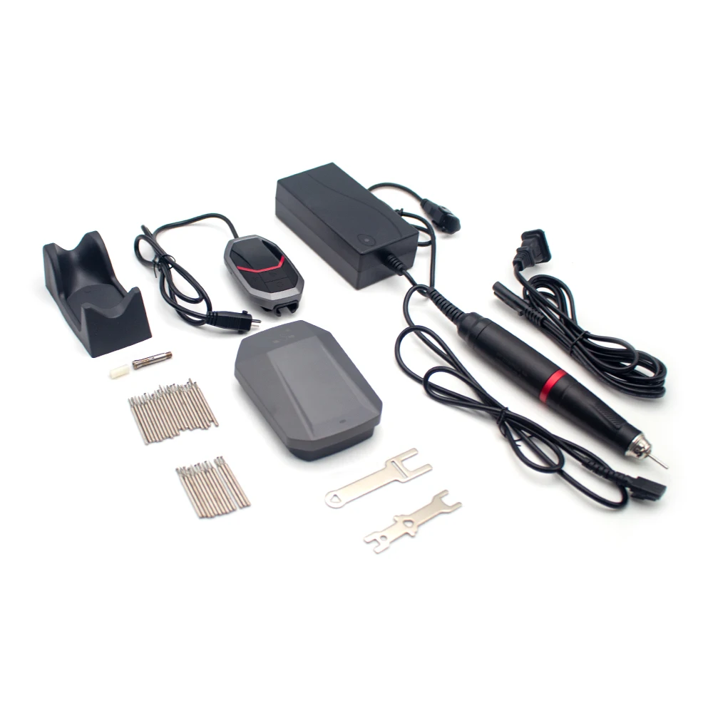 Wireless Foot Pedal Electric Jade & Stone Carving Engraver Grinding Tool - Portable Brushless Engraving Pen WS959