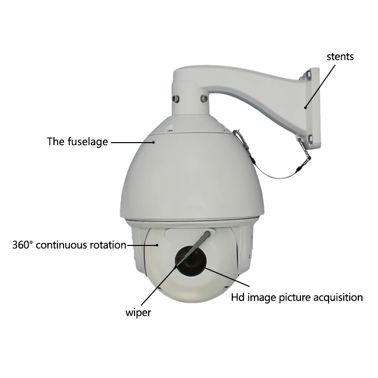 2023 recém lançado 5.0mp 7 polegadas 33x Ptz Ip Ir Speed Ptz Dome Camera Poe Audio Ip66