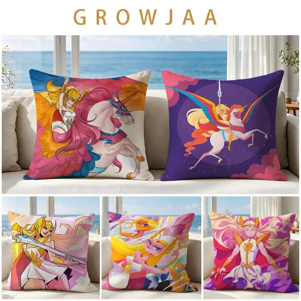 Princesses of Power Cushion Cover Throw Pillow Short Plush Fresh Natural Cushion for Living Room Sofa Ornament Present Gift