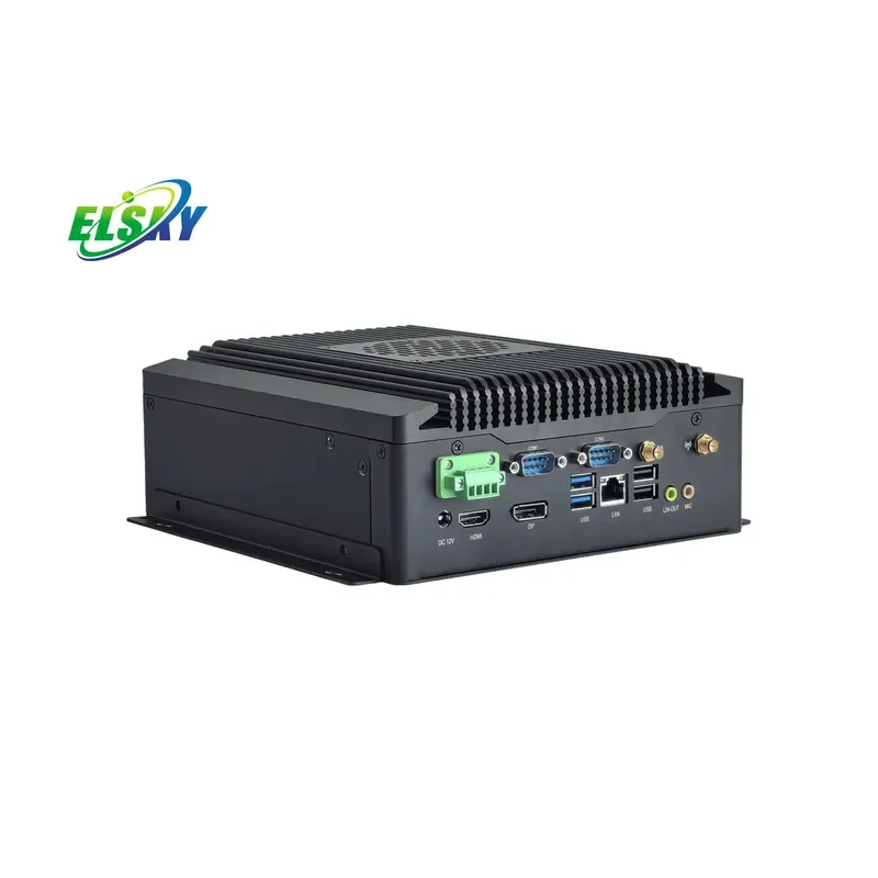 BOLRZO 14th Generation Core Ultra Embedded Industrial Computer IPC6901 SSD 6 COM Port USB3.2 DDR4 64GB M.2 NVMe Dual 4K