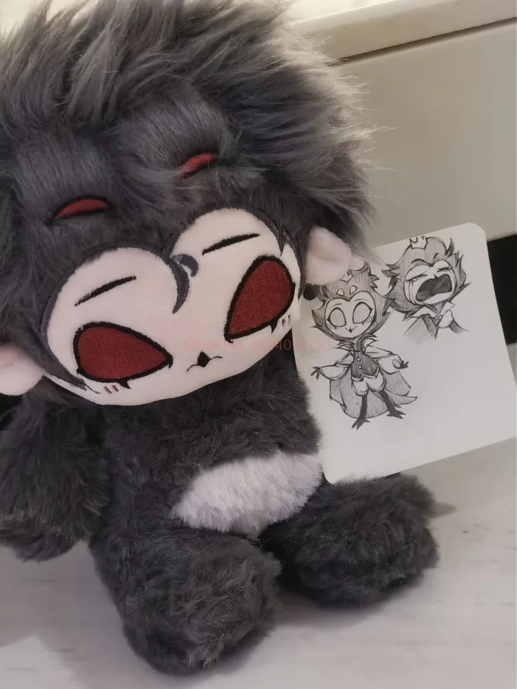 20 سنتيمتر Ava أنيمي جديد Helluva Boss Stolas نصف الحيوان سمات الجسم الصبي محشوة الجسم أفخم فستان القطن دمية هدايا عيد الميلاد