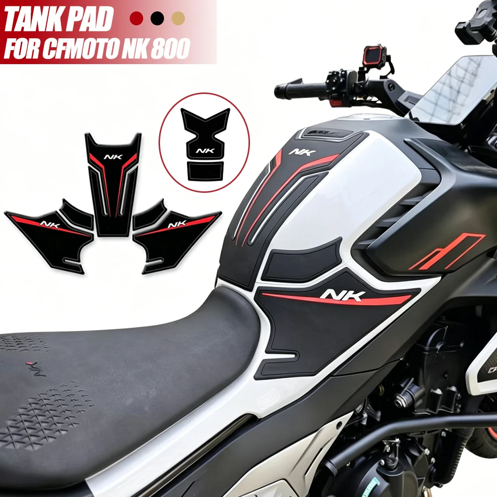 

For CFMOTO 800 NK 800NK 800nk New High-quality Rubber Sticker 3D Motorcycle Fuel Tank Pad