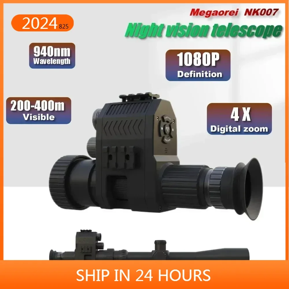 

NEW Professional Hunting Equipment 2024 New 940nm 1080P Laser Infrared Night Sight Monocular Rifle ScopeNV