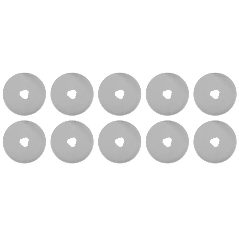10Pcs Roller Wheel Round Knife Blade Replacement Kit Rotating Hand Tool Accessories 45mm