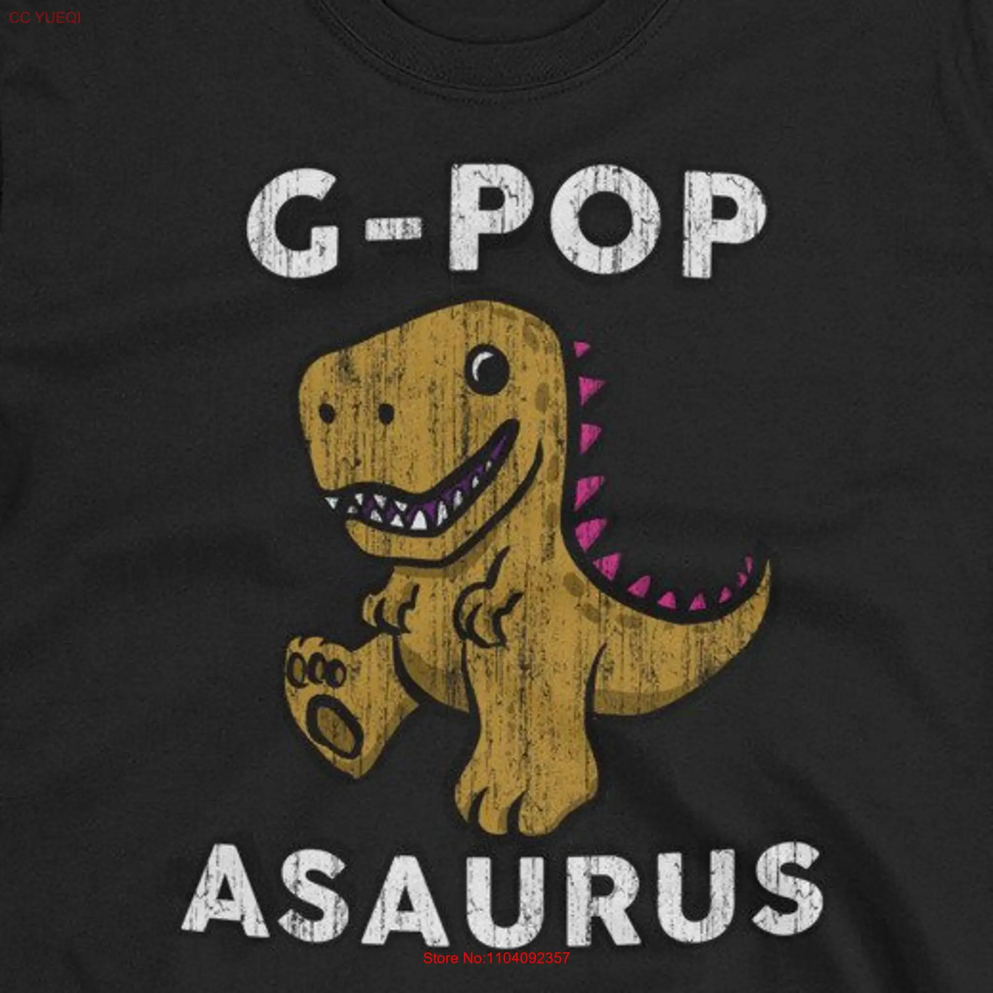 G pop T Shirt Idea For Dads Grandad Birthday Fathers Day Funny Dinosaur Quote Cute Rex Pops Asaurus Grandpa Slogan