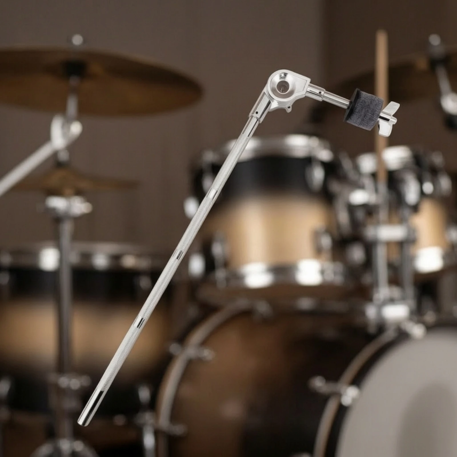 Cymbal Extension Arm Arm with Clamp Heavy-Duty Cymbal Holder with Attachment Clamp Hardware Secure Space-Saving for Drummers