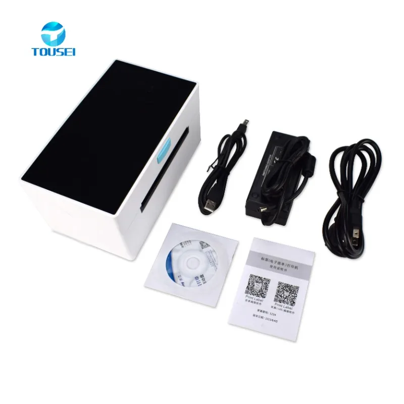 Multifunction Invoice Shipping Barcode Receipt Sticker Thermal Label Waybill Desktop Printer