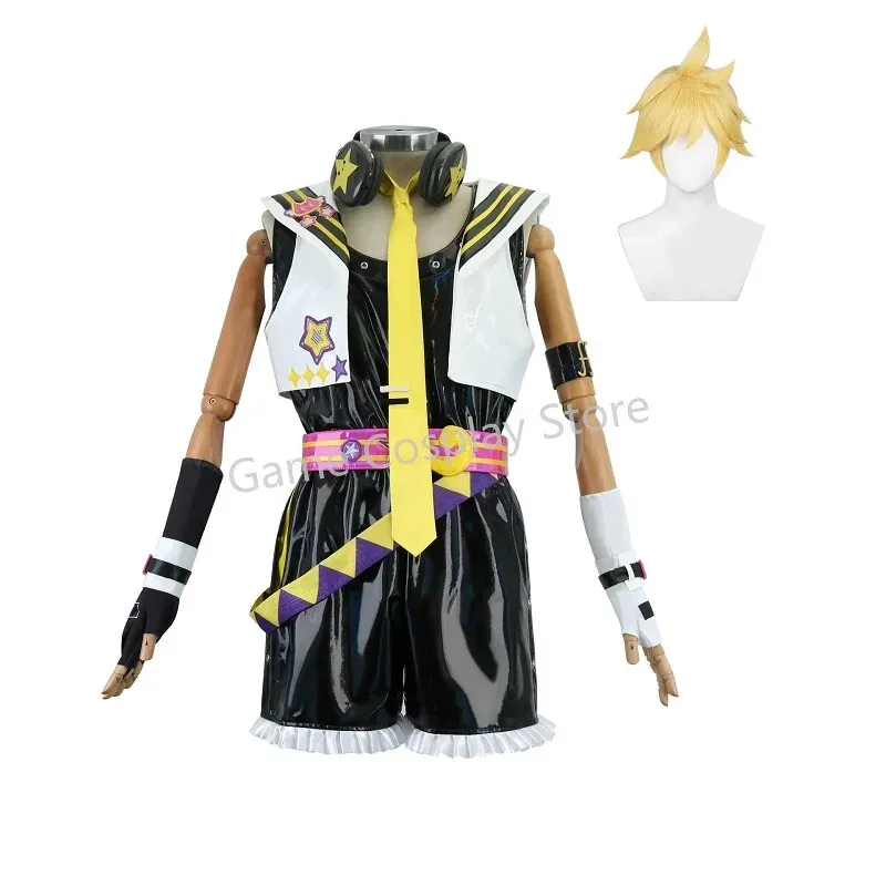 Mikuu Rin Kagamine Len Cosplay Costumes Anime Role Playing Holiday Party Women Game Figuresv;2,r'6;t.