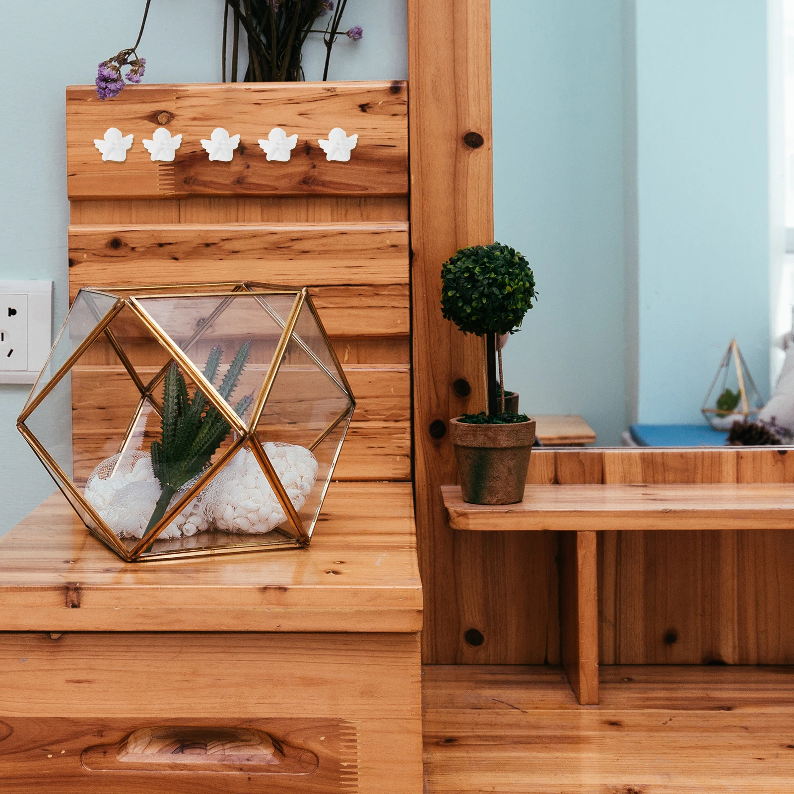 

30pcs Phone Case Accessories Mini Resin Angel Figurines Diy Material For Craft Lovers Jewelry Making Charm Decor Supply Ornament