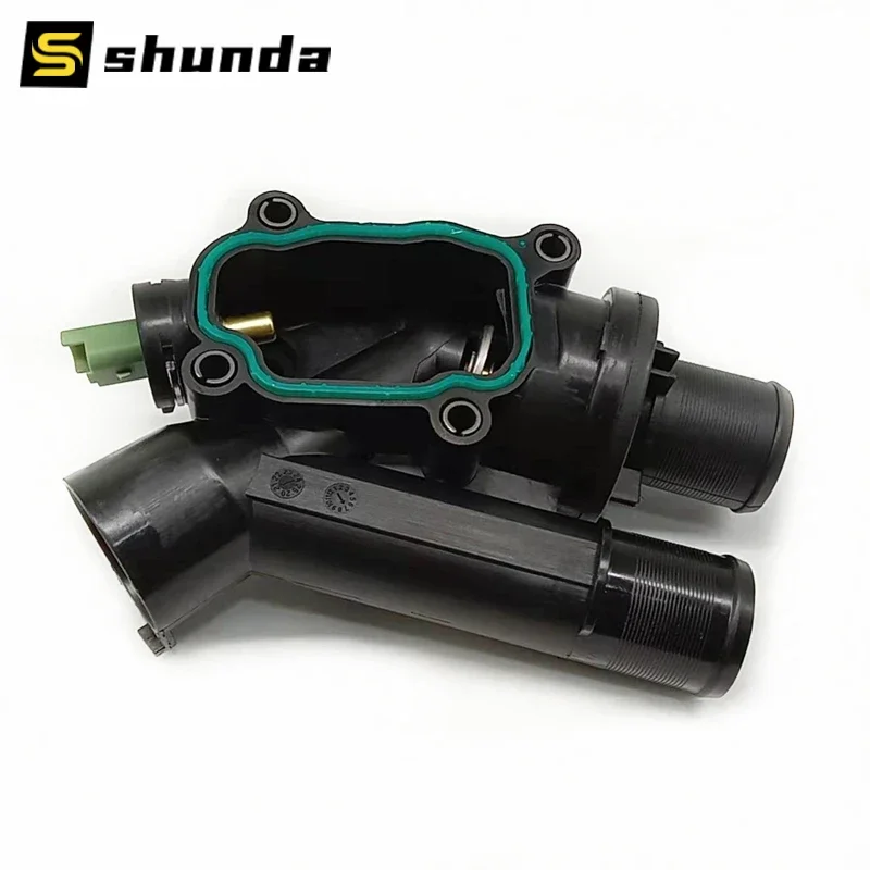 

LR001312 Engine Coolant Thermostat & Housing for LAND ROVER Freelander 2 Evoque Discovery Sport Jaguar 2.2