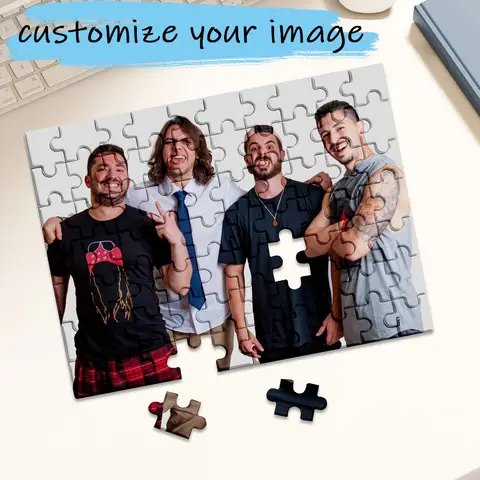 【Custom】Framed Wooden Puzzles, Custom Graduation Photo Puzzles as Gifts, Personalized, Multiple Color Sizes Wooden Frames, Gifts