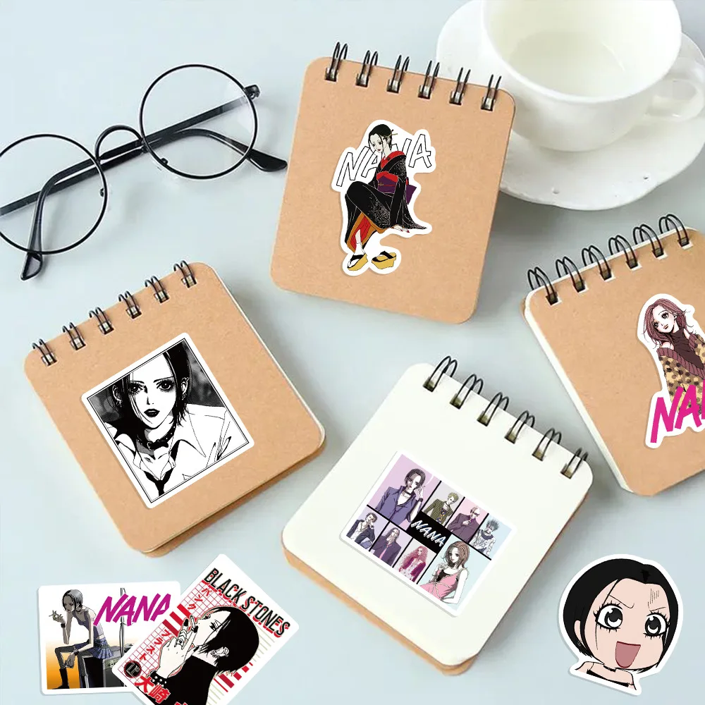 50pcs Anime NANA Series Graffiti Stickers Suitable for Laptop Helmets Desktop Decorations DIY Stickers Toys Wholesale