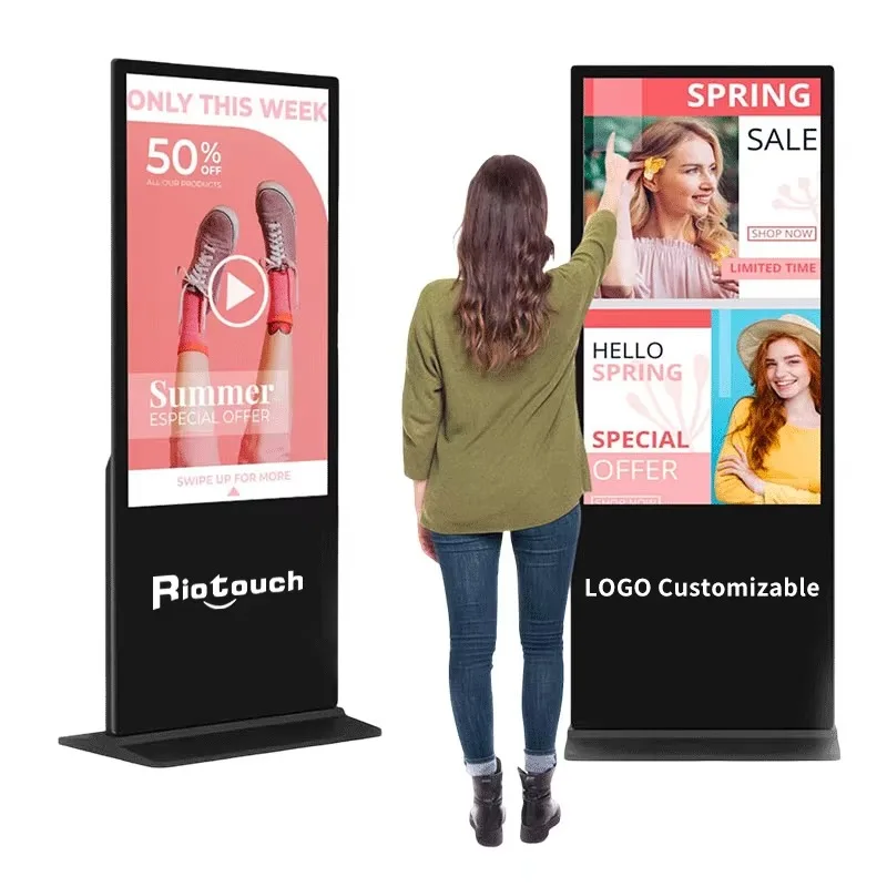 Outdoor Waterproof high definition Display Vertical Light Emitting Diode Billboard Digital Signage Customizable Signage Adver