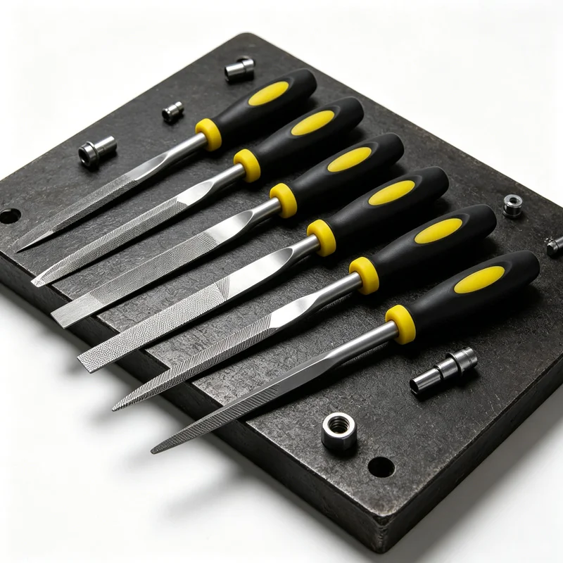 Hobby Polishing Needle File Kit 5Pcs Mini Steel Hand Files For Jewelry Model Wood Resin Metal Deburring Refinishing Supplies