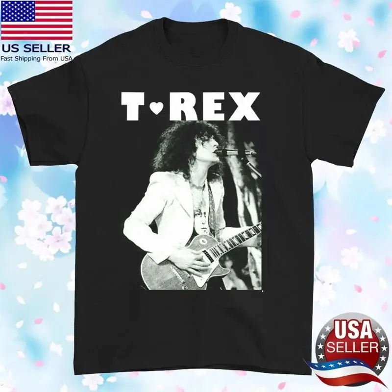 Marc Bolan T Rex Band Black Shirt All Sizes