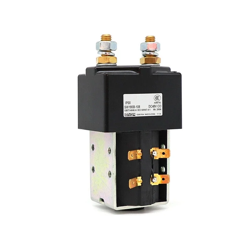 SW180B-108 48V 200A Solenoid DC Contactor for Curtis Golf Carts Albright Contactor