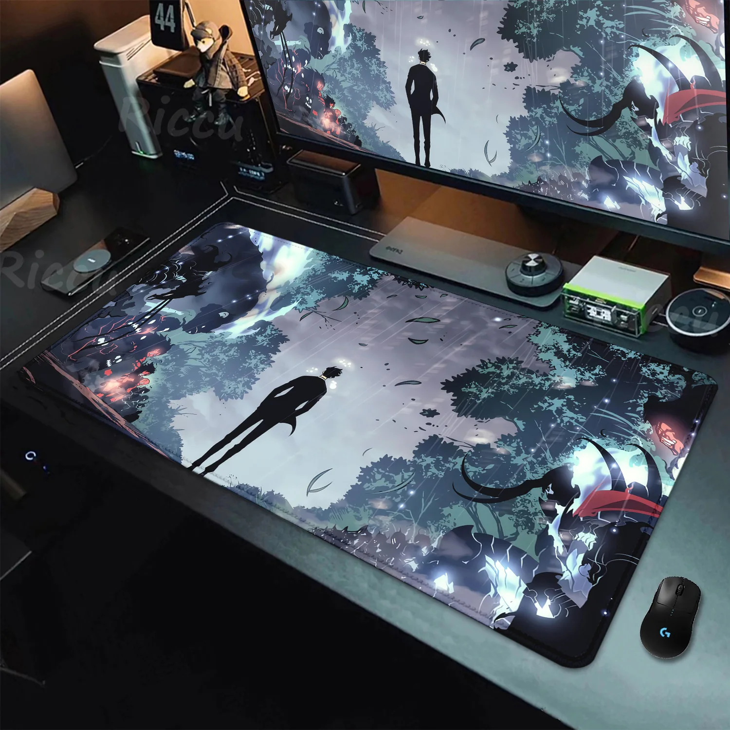 

Gaming Accessories Mouse Pad Mousepad Anime S-Solo L-Leveling Large Mouse Mat Big Mause Pad Keyboard Computer Gamer Desk Mat