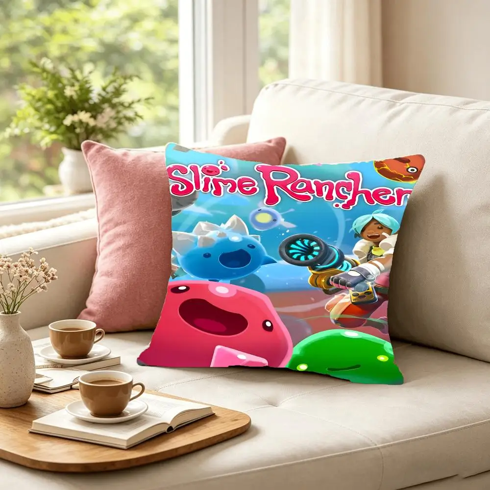 Slime R-Ranchers  Cushion Cover  comfortable cushion covers, pillowcases, sofa cushions, warm and unique home decor, pillowcases