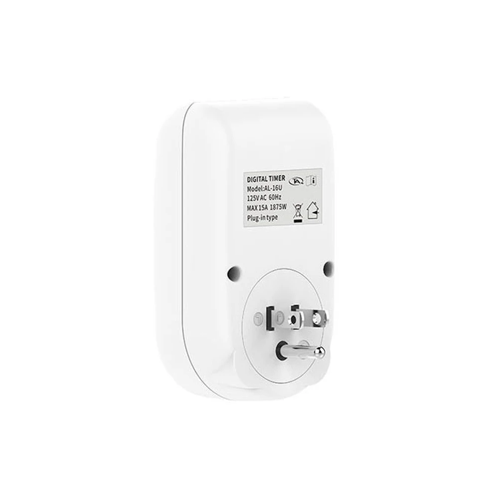 EU/US/UK Plug Timer Switch 1785W/2300W Energy Saving Digital Kitchen Timer 10A/15A Outlet Week Hour Programmable Timer Socket