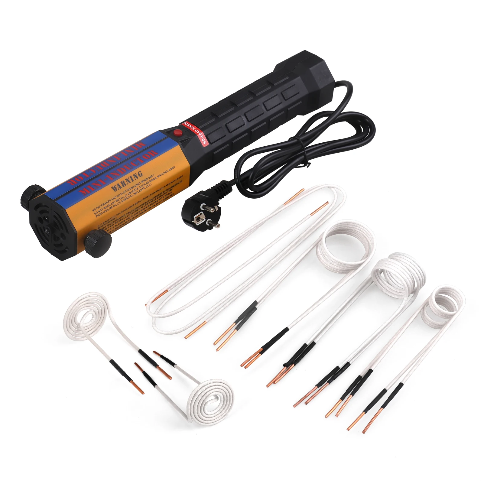 1000W Magnetic Induction Heater Kit Automotive 110V/220V Flameless Heat Induction Heating Machine 3/8/10 Coils Car Repair Tool