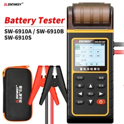 SNDWAY 12V24V Car battery tester digital display battery life universal tester discharge repairer All-in-one printing