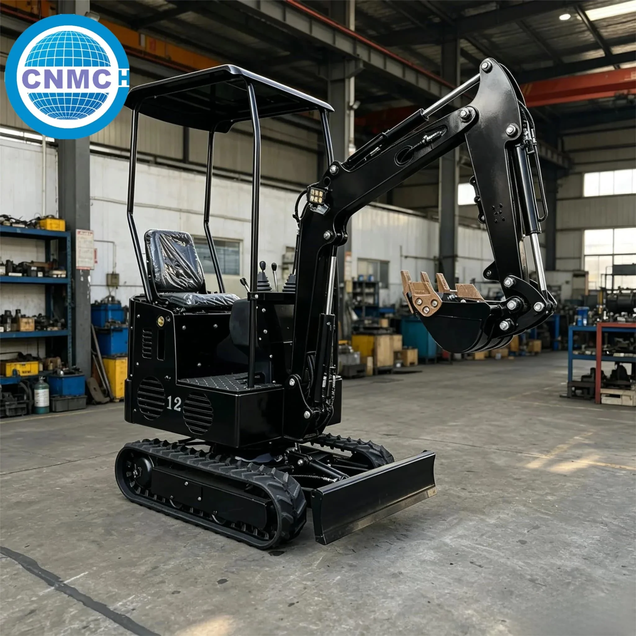

Mini Excavator 1.2 Ton Small Crawler Excavator Digger Machinery EPA CE Certification Compact Excavator Garden Farm Use