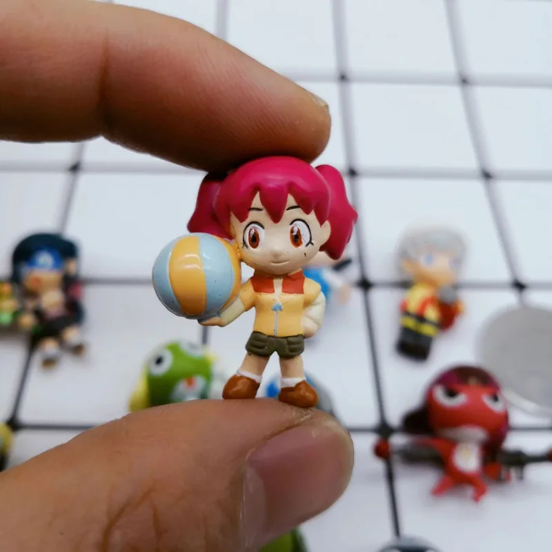 Bandai Bulk Keroro Gunsoo Kikker Team Anime Beeldje Hanger Sleutelhanger Actiefiguren