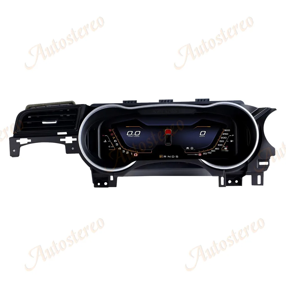 For Ford Mustang 2015 2016 2019 2021 Digital Cluster Virtual Cockpit Car Multimedia Player Dashboard Speed Meter Screen 12.3 LCD