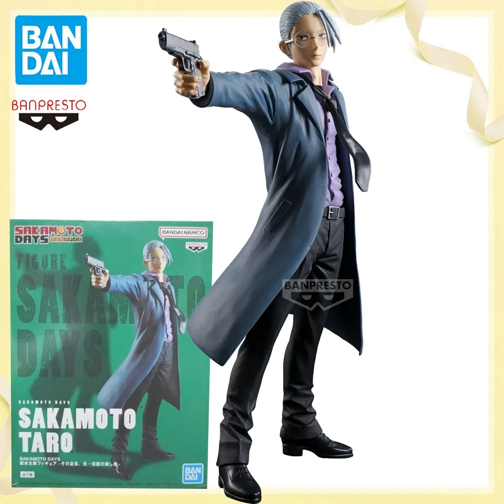

100% Original Genuine Bandai Spirits Banpresto Sakamoto Tarou Anime Figure Model Decoration Character Collection Toy Gift