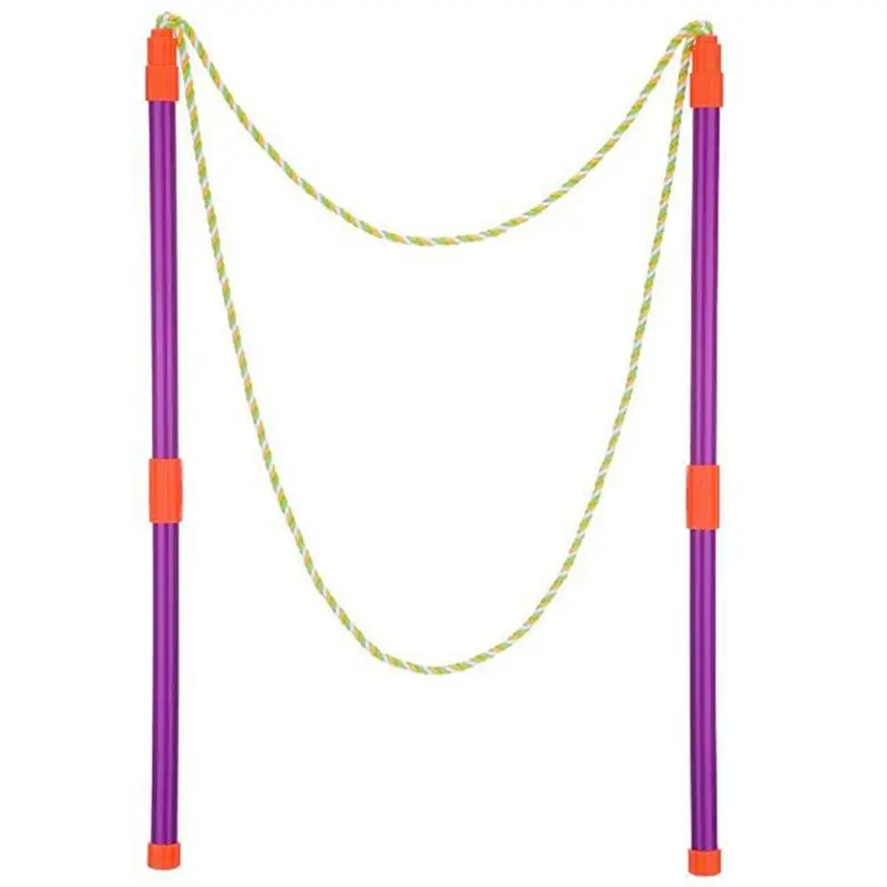 A63T-حبل فقاعات مزدوج القطب قابل للفصل، حلقة فقاعات ملونة، فقاعات ملونة، أداة أداء الفقاعات كبيرة الحجم