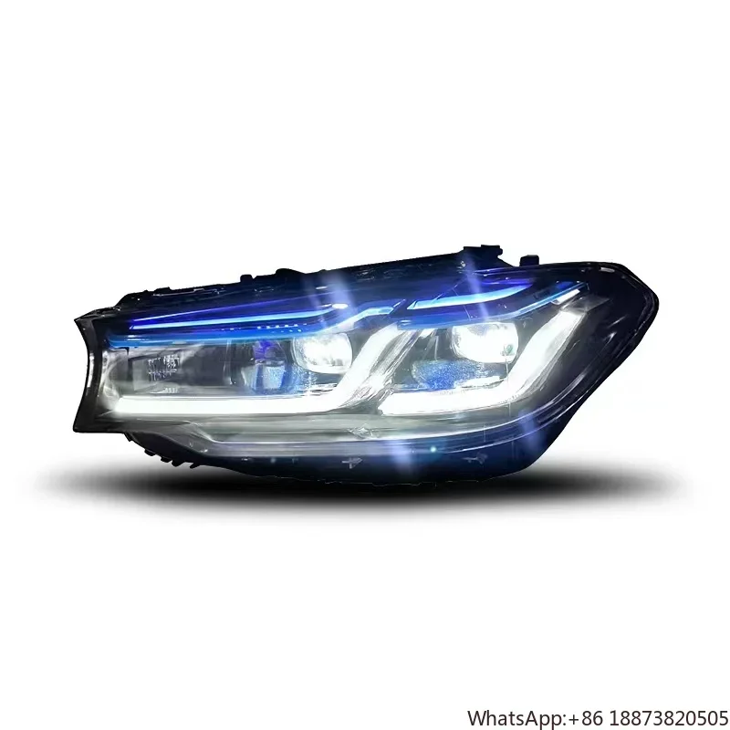 Car Accessories For Bmw G30 Upgrade Laser Headlight 2018-2020 Modified Led Headlight 5 Series Headlamp