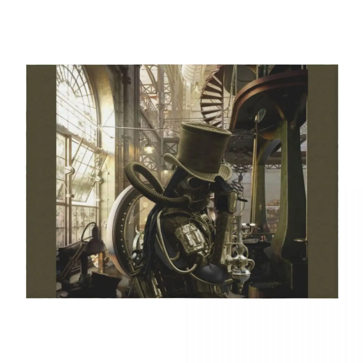 

My Secret Steampunk Laboratory Throw Blanket blankets and throws heavy to sleep Soft Plush Plaid Blankets