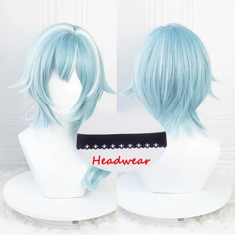 

Genshin Impact Eula Cosplay Wig Simulated Heat Resistant Synthetic Yarn Pre Styled Wigs Professional Role Playing Wigs