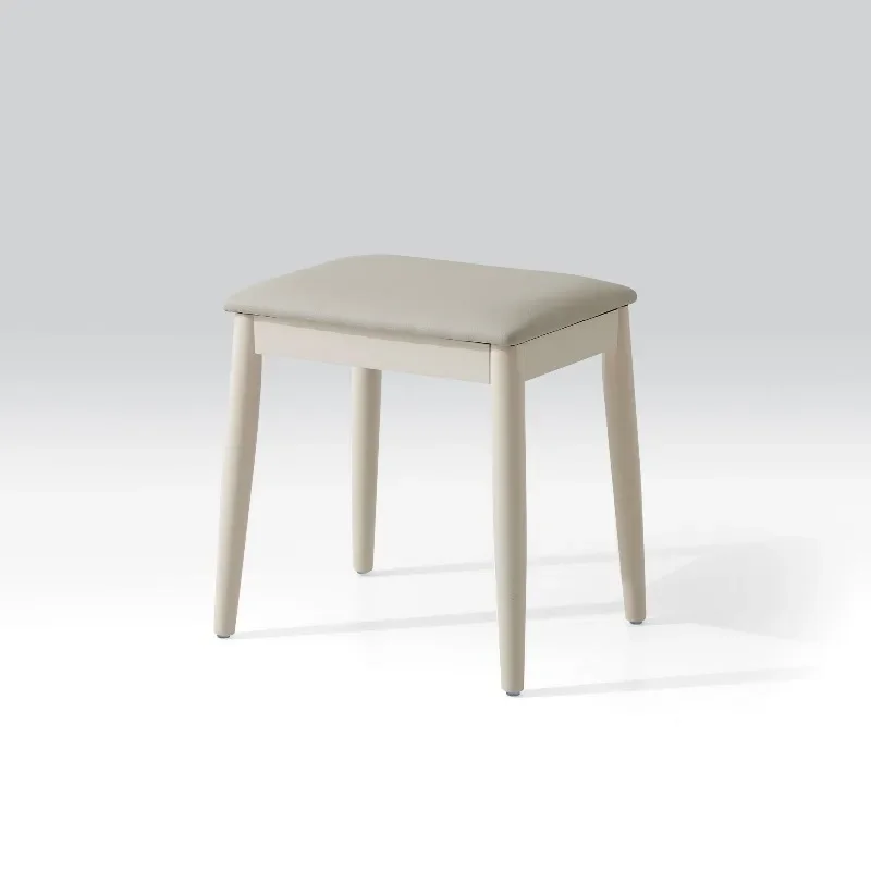 Household multi-functional hidden compartment insurance small square stool modern light luxury soft seat cushion dining table