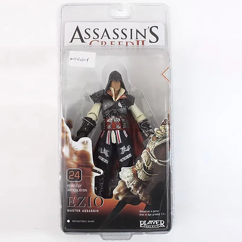 Assassins Creed Figure Game Ezio Conner Edward Kenway Hay Action Figuras Manga Figurine Collection Model Peripheral Toys Gift
