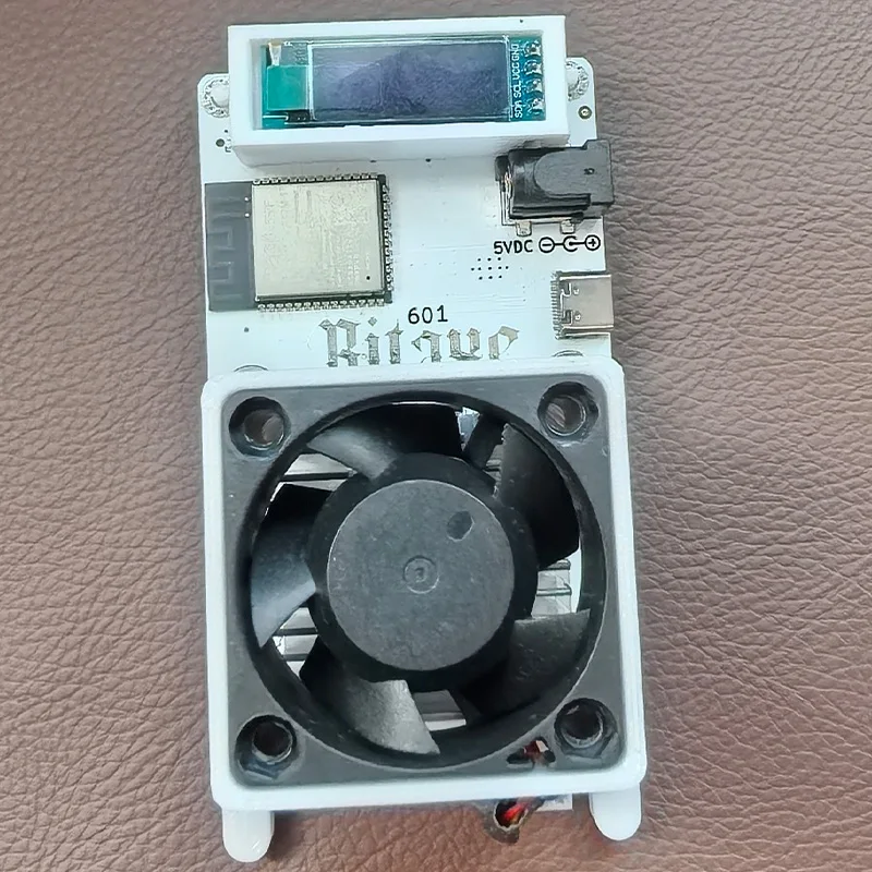 Bitaxe Gamma 601 1.2TH/s Open Source Bitcoin Miner met voeding Persoonlijke blockchain crypto muntmijnwerker