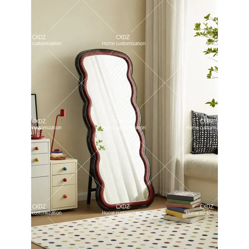 Retro Full Length Mirror Floor Standing Large Dressing Mirror for Home Bedroom Living Room Decor 2026 New Arrival