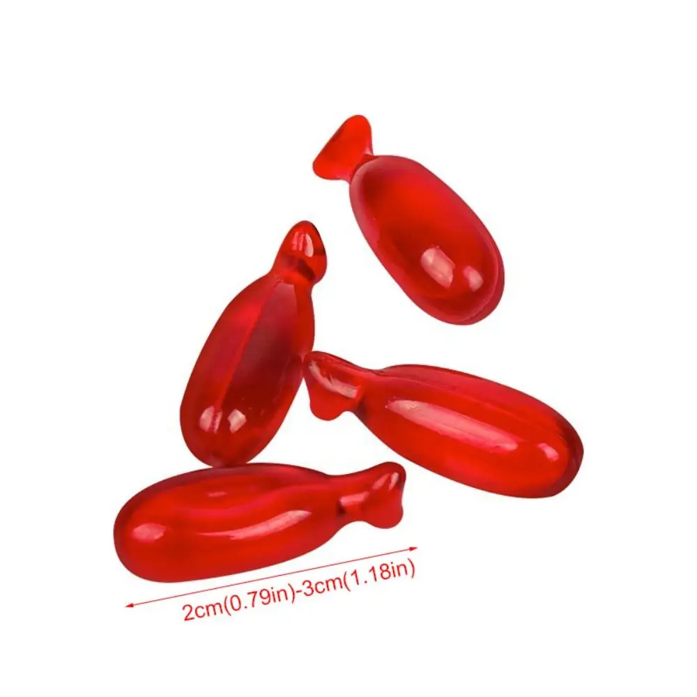 من السهل تنظيف البلازما المزيفة، آمنة وغير سامة، حبوب الدم المزيفة، دعائم الهالوين، مزحة لفيلم البلازما الصالحة للأكل ومكياج التلفزيون #2