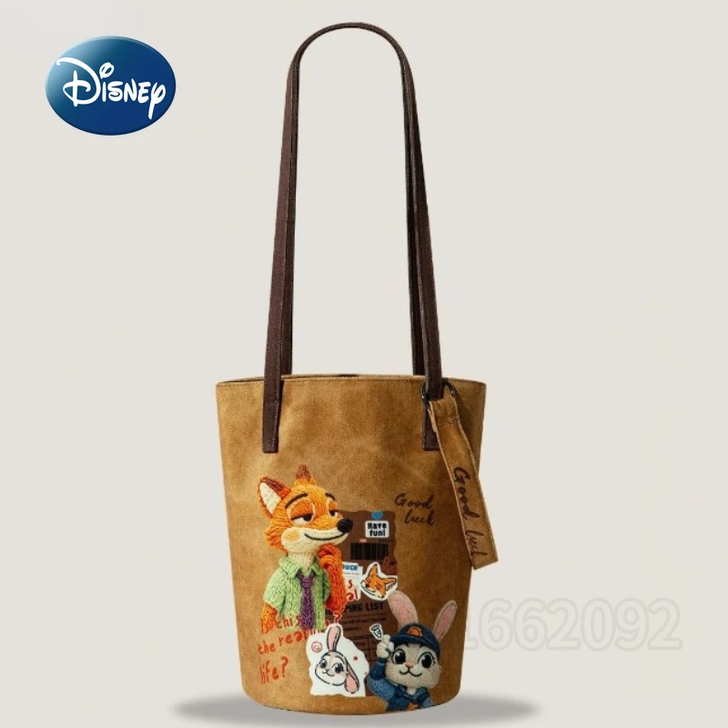 

Disney Zootopia New Women's Handbag Large Capacity Fashion Trendy Women's Shoulder Bag Cartoon Casual Women's Bag High Quality