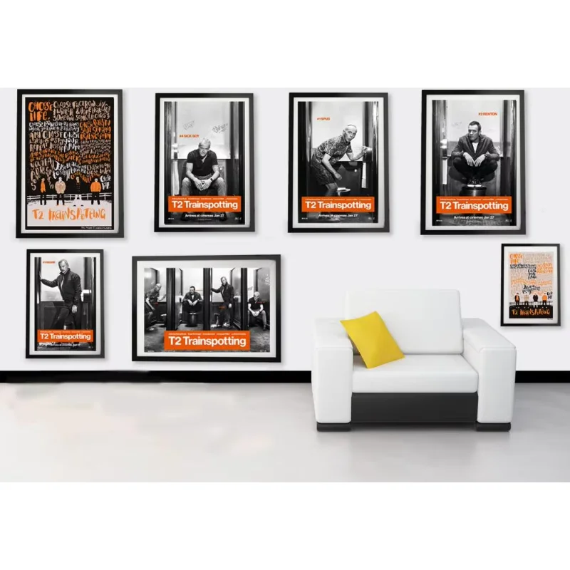 L0065 T2 Trainspotting Movie Ewan McGregor Silk Fabric Poster Art Decor Indoor Painting Gift