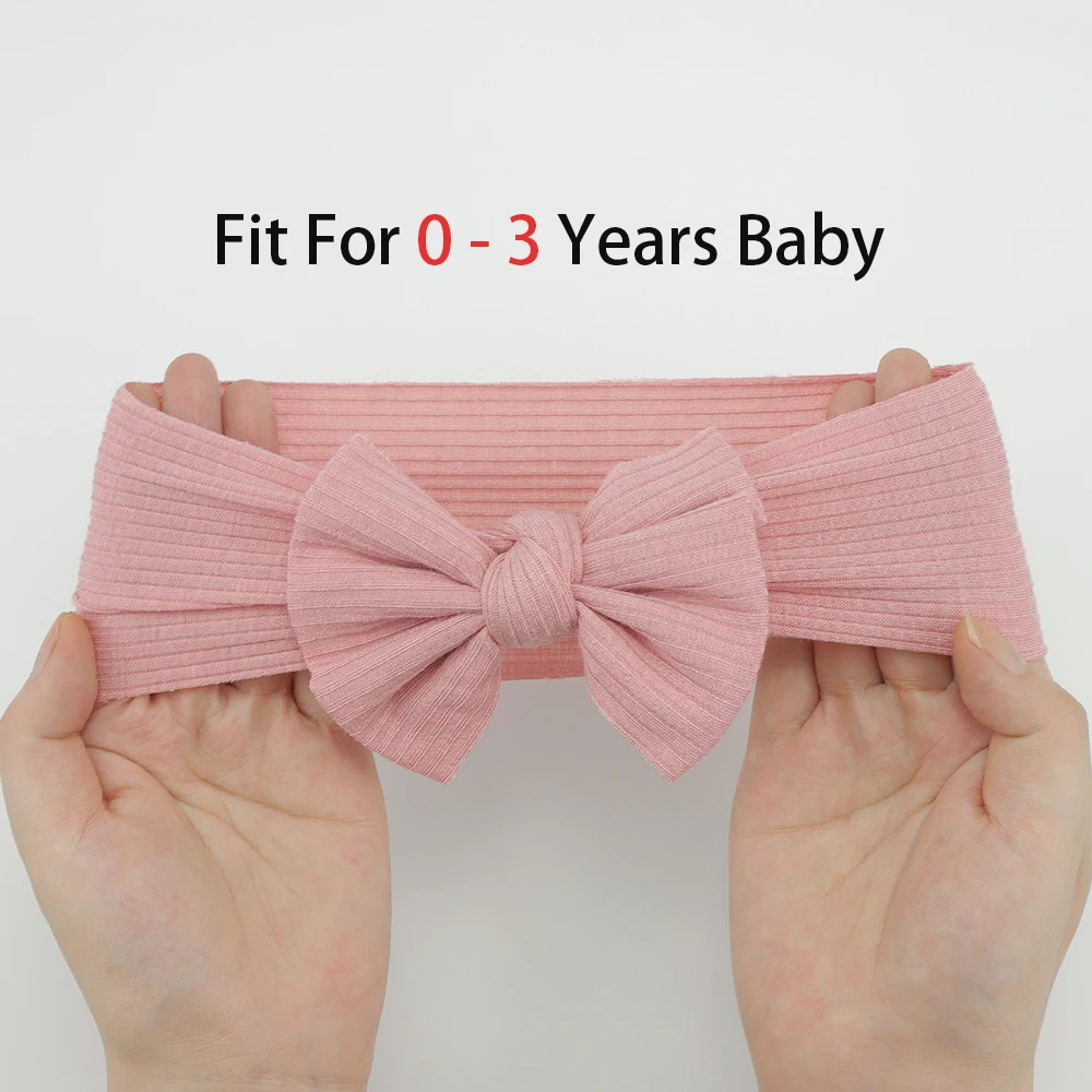 39Colors Knit Baby Girl Headbands Newborn Soft Baby Bows Headbands For Children Headwrap Kids Headwear Infant Hair Accessories