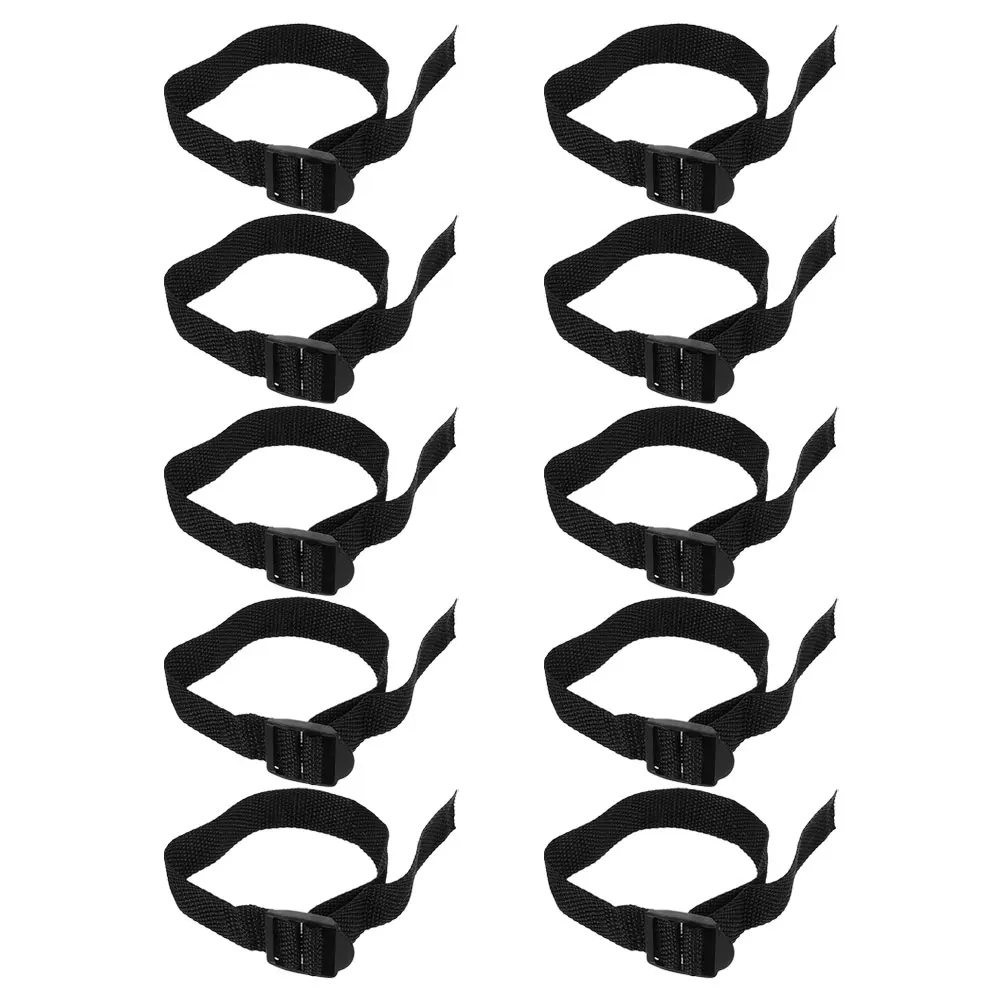 

10pcs Lawn Spike Shoes Straps Grass Soil Aerator Tool Adjustable Nylon Sandals Laces For Garden Yard Golf Course