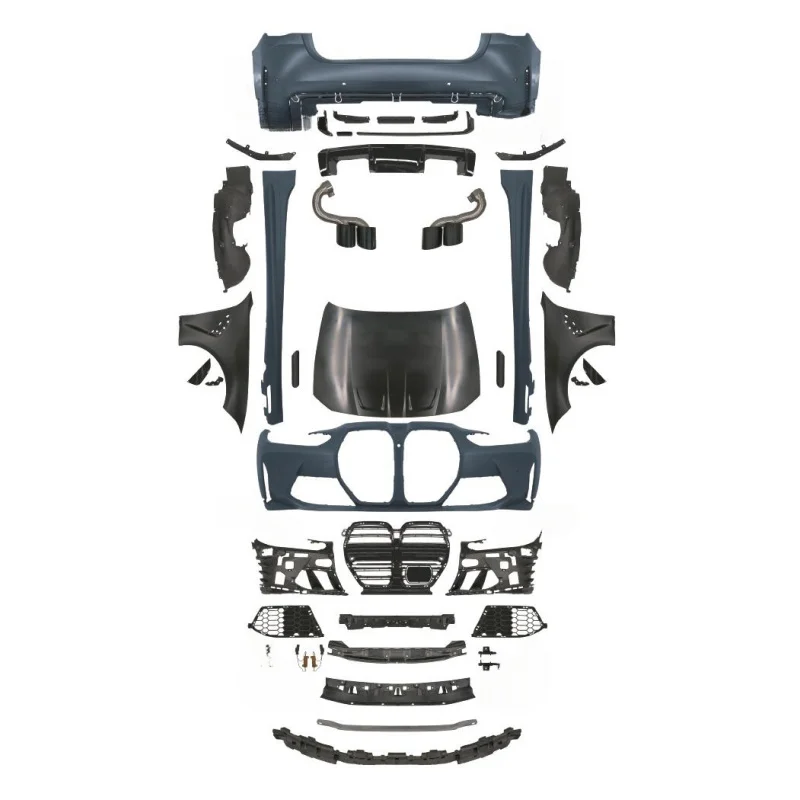 

Premium Car Accessories Bodykit 4 Series G22 2020-2024 Facelift To G82 M4 Kit High Quality Fenders Side SkirDurable