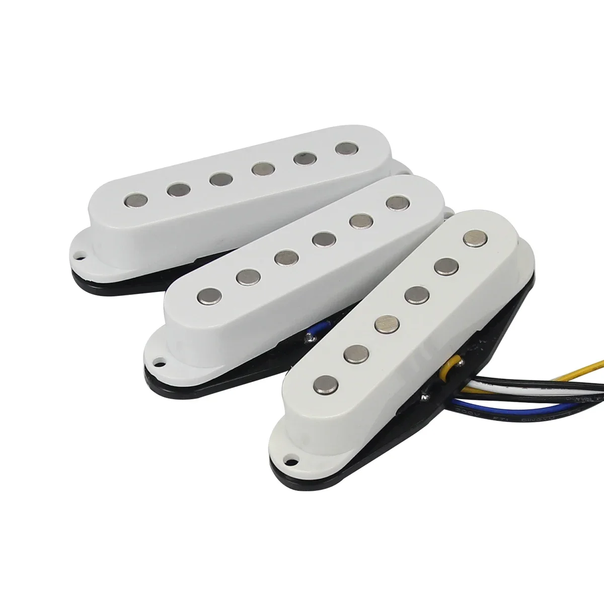 

3PCS Vintage Alnico 5 Single Coil Pickup Electric Guitar Pickups White 50/50/52mm for SSS Guitar Parts