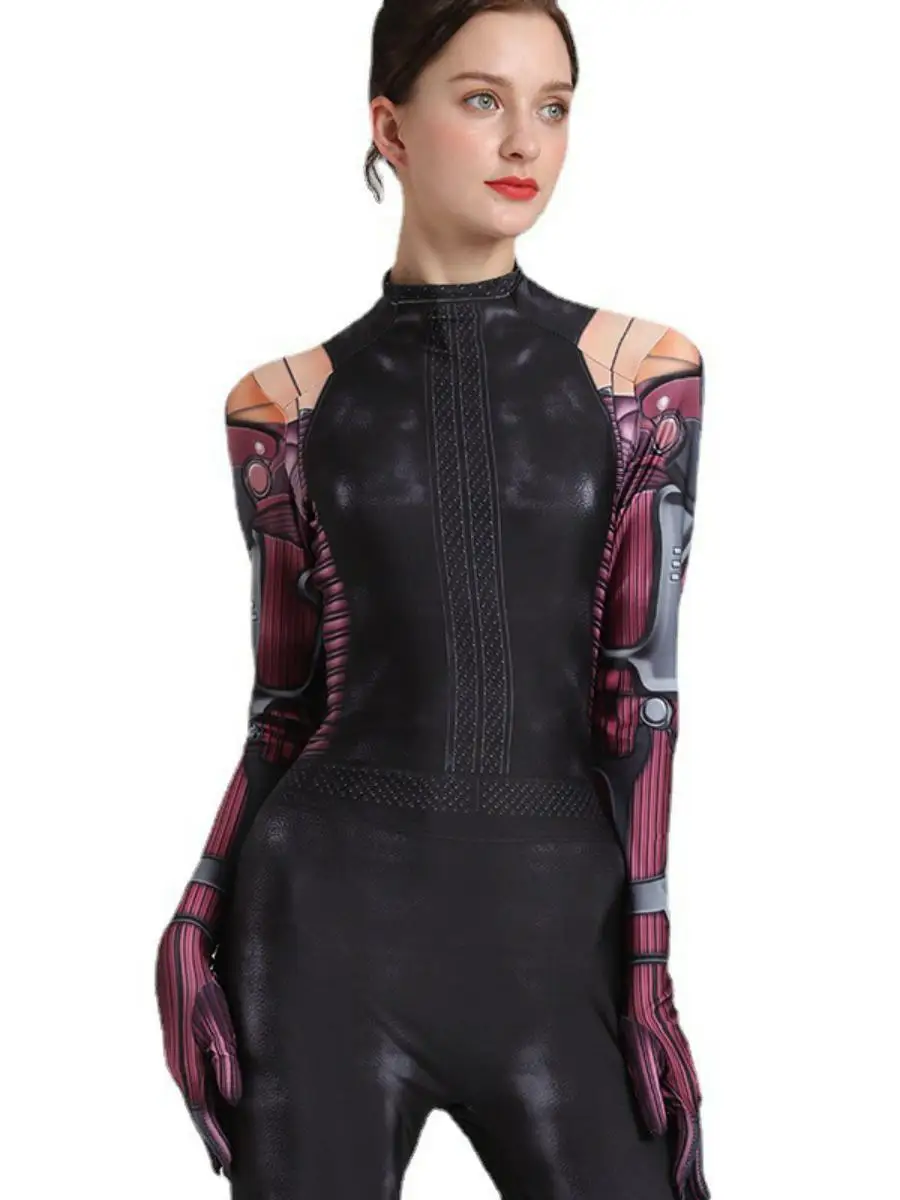 التغطية الكاملة بدلة الجسم معركة الملاك تأثيري حلي مادة القطن أداء الكبار الملابس أنيمي Sle أريتا القتال الملاك